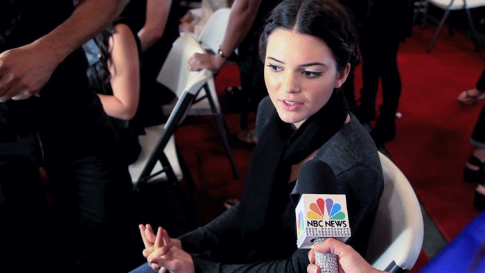 Kendall Jenner at the Sherri Hill Spring 2012 show at Trump Tower