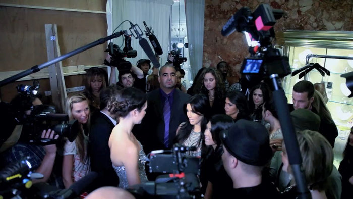 Behind the scenes at the Sherri Hill Spring 2012 show at Trump Tower, photo 9 of 11