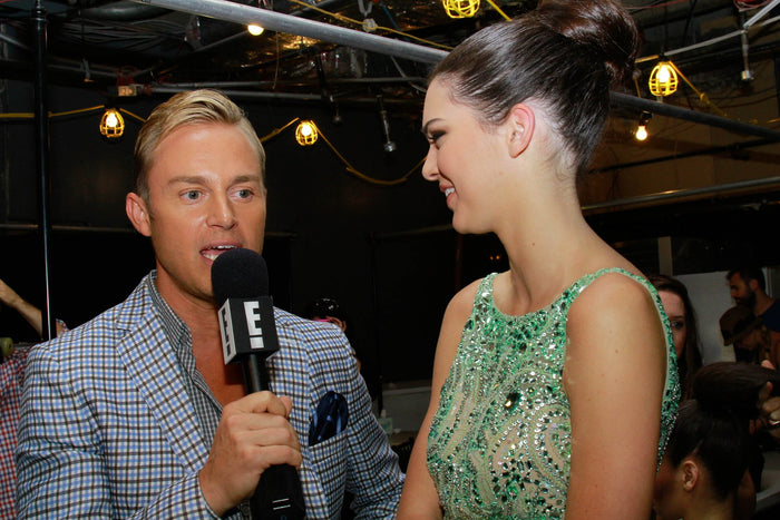 Jason Kennedy interviewing Kendall Jenner for E! News