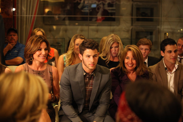 Nick Jonas watched the show from the front row