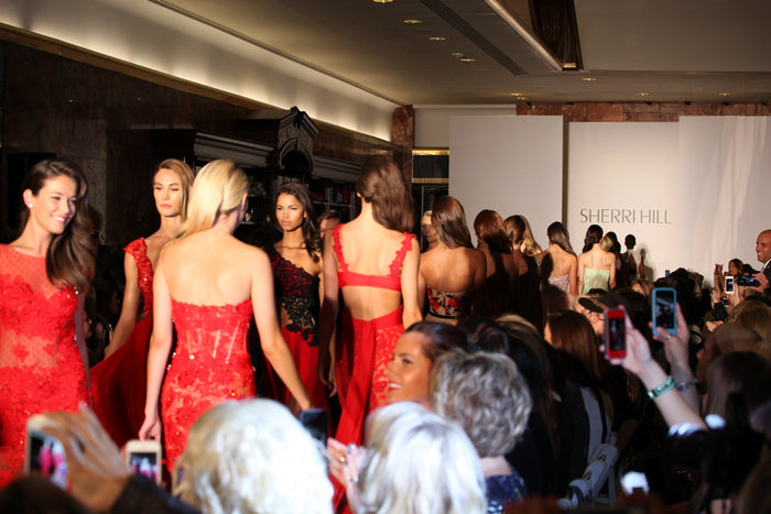 Front row at the Sherri Hill Spring 2014 show, photo 6 of 7