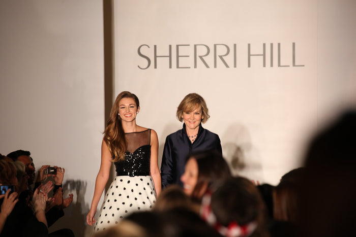 Sadie Robertson with Sherri Hill at the end of the show