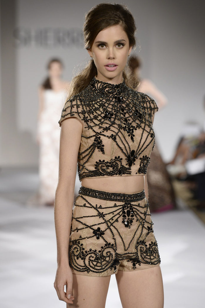 Sherri Hill Spring 2015 runway, look 14