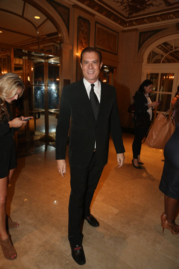 Arriving through the lobby of The Plaza before the show