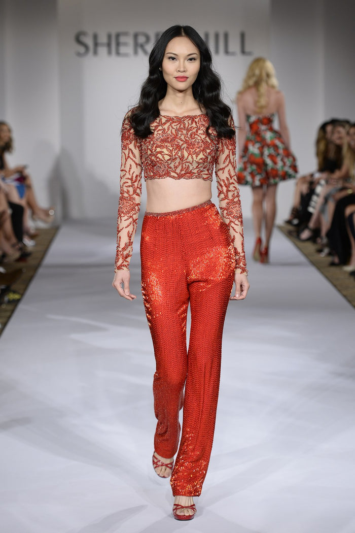 Sherri Hill Spring 2016 runway, look 25