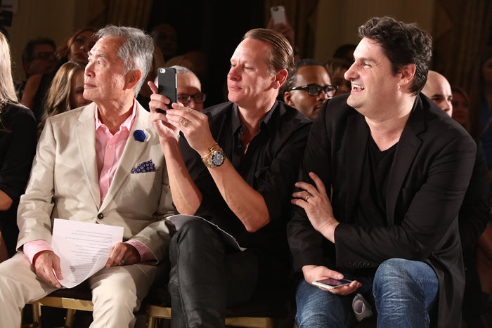 Carson Kressley, George Takei and Rob Shuter in the front row