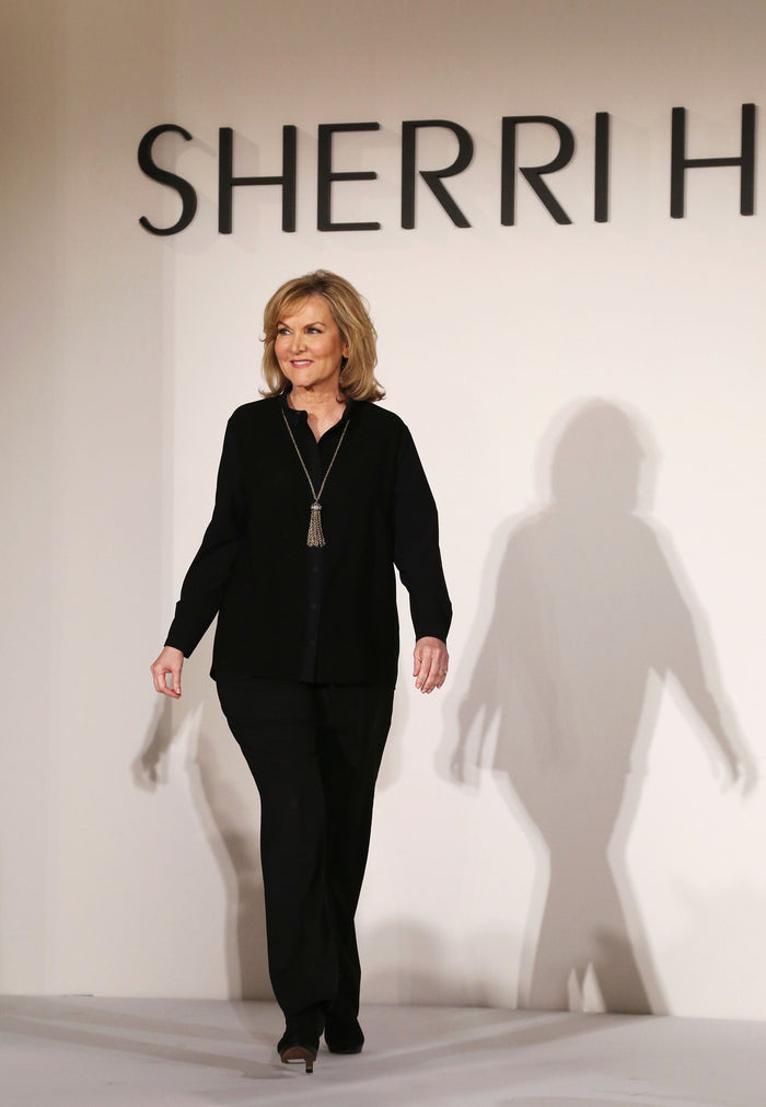 Sherri Hill takes her walk to close the show