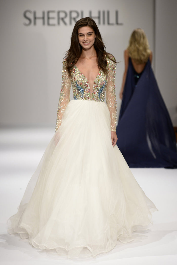 Sherri Hill Spring 2017 runway, look 34