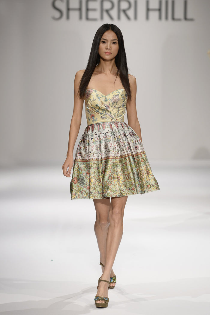 Sherri Hill Spring 2017 runway, look 46