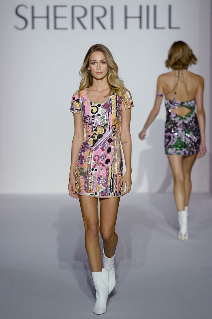Sherri Hill style 52213, Spring 2019 runway