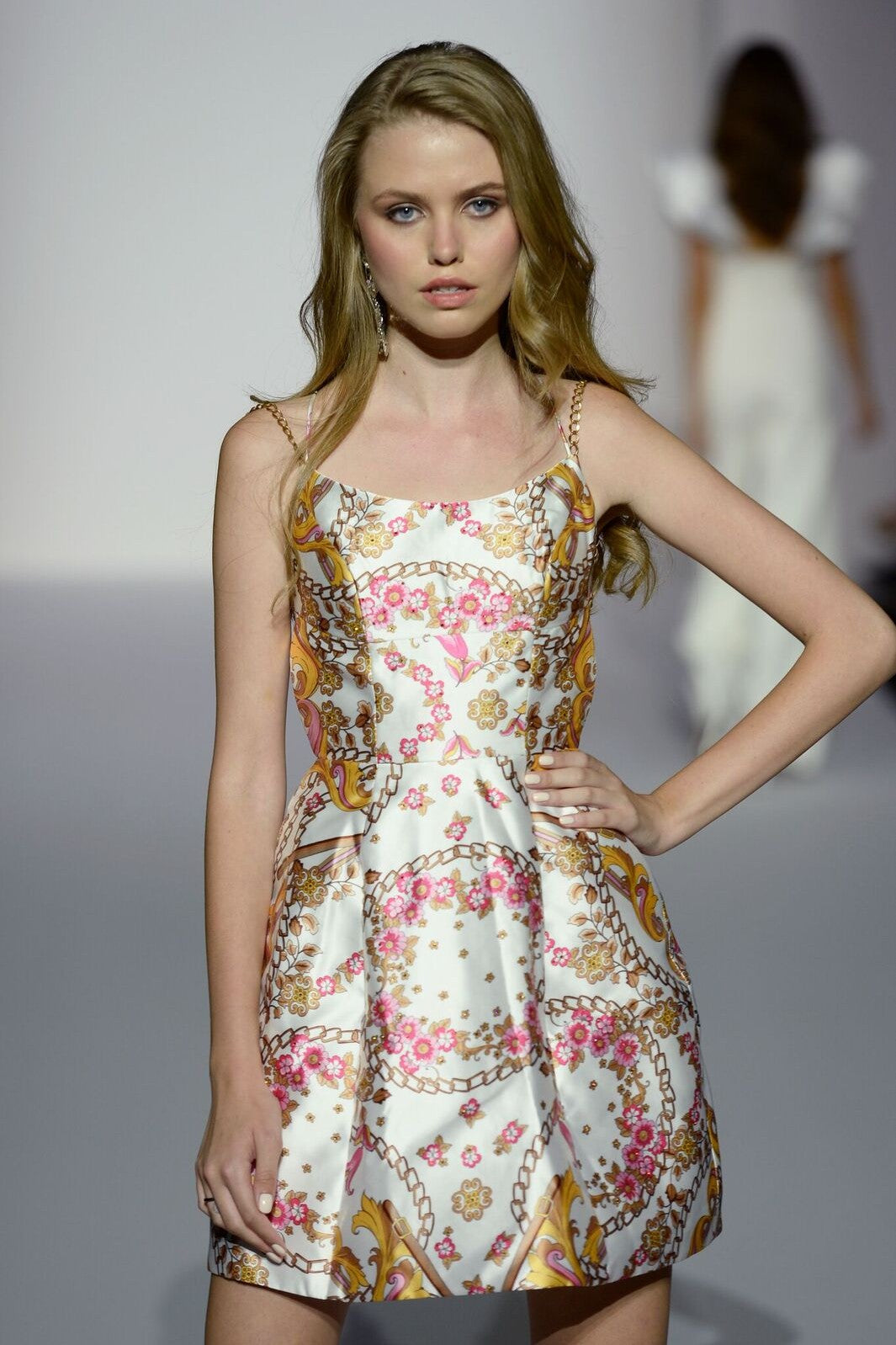 Sherri Hill style 52943 on the Spring 2019 runway at New York Fashion Week