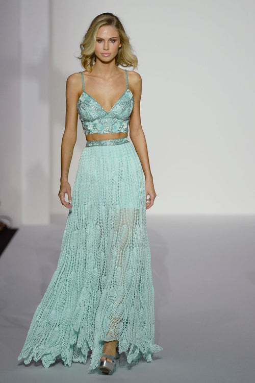 Sherri Hill style 52914 on the Spring 2019 runway