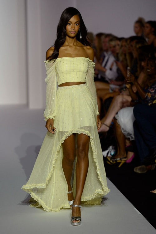 Sherri Hill style 52756 on the Spring 2019 runway