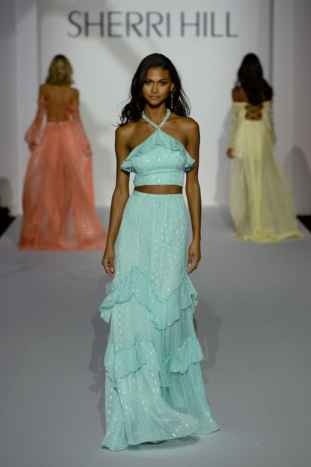 Sherri Hill style 52798 on the Spring 2019 runway at New York Fashion Week