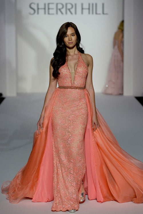 Sherri Hill style 44646 on the Spring 2019 runway