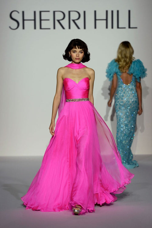 Sherri Hill style 44675 on the Spring 2019 runway