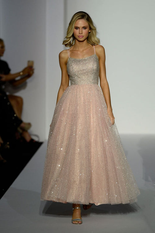Sherri Hill style 52942 on the Spring 2019 runway
