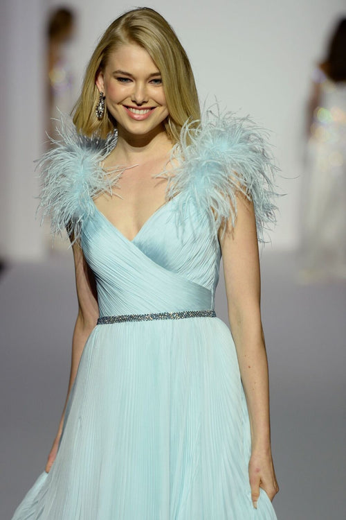 Sherri Hill style 44607 on the Spring 2019 runway