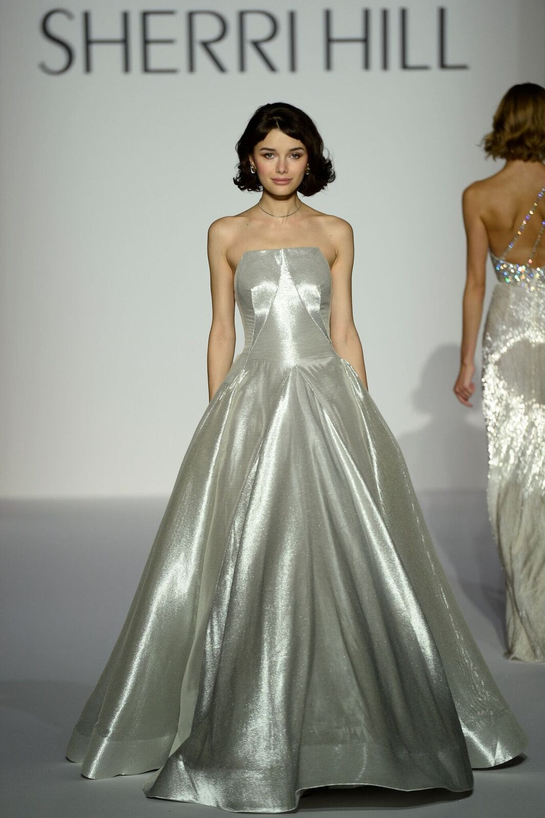 Sherri Hill style 44673 on the Spring 2019 runway at New York Fashion Week