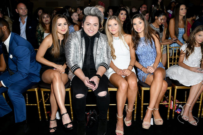 Guests in the front row before the show