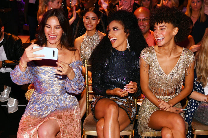 Guests in the front row before the show