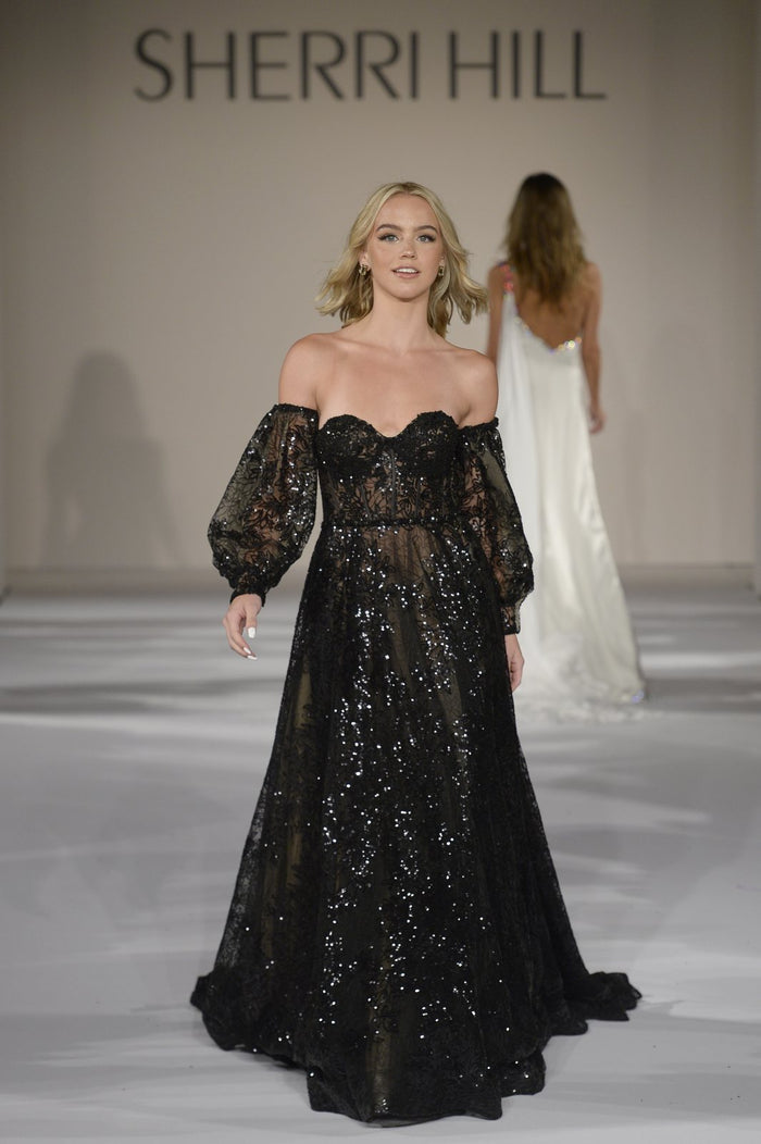 Sherri Hill style 55017, Spring 2022 runway