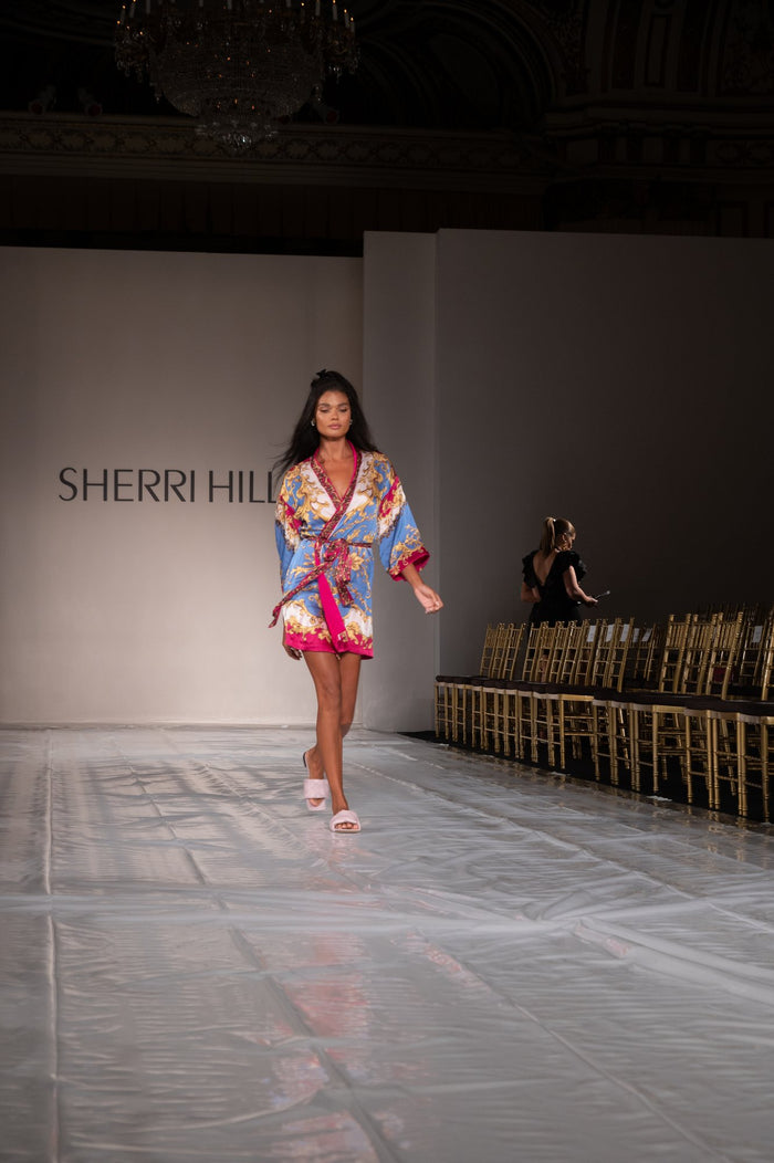 Backstage at the Sherri Hill Spring 2022 show, photo 6 of 9