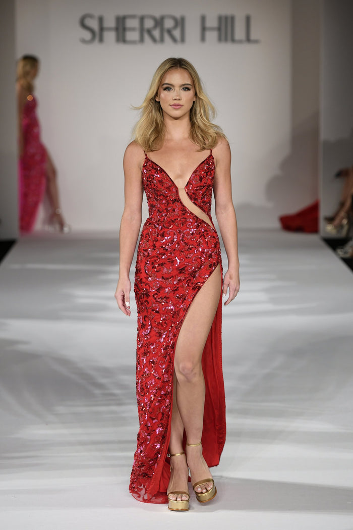 Sherri Hill style 55458, Spring 2023 runway