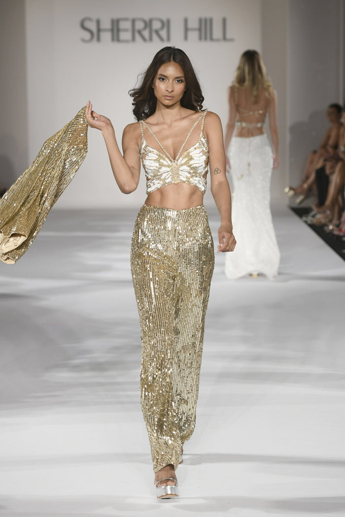 Sherri Hill Spring 2023 runway, look 33
