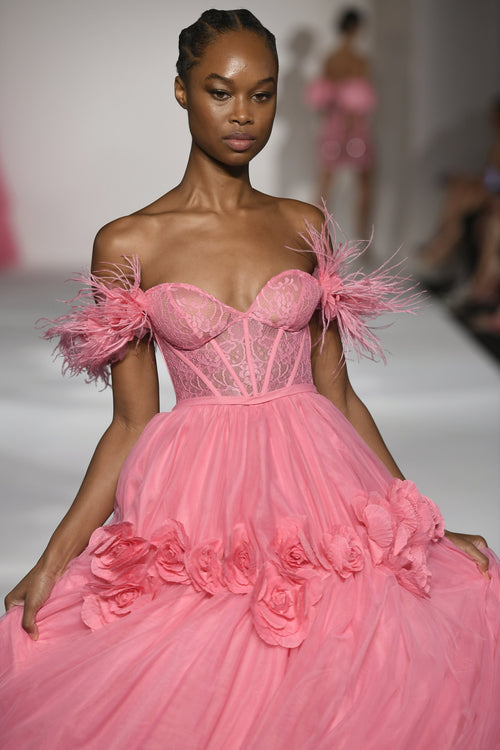 Sherri Hill style 55429 on the Spring 2023 runway