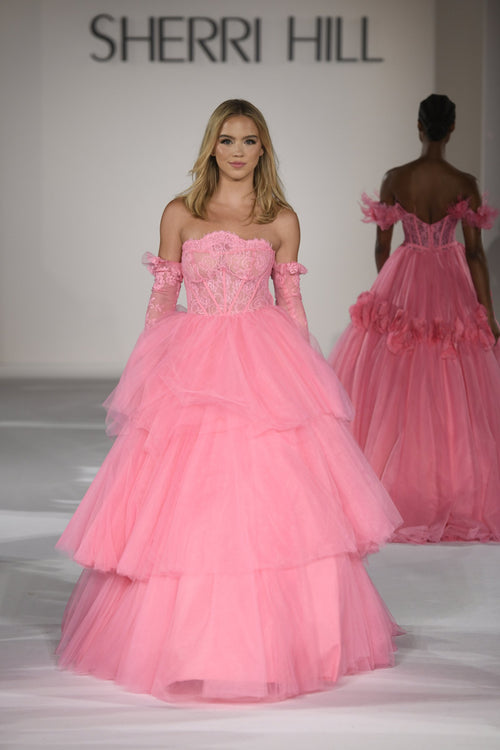 Sherri Hill style 55437 on the Spring 2023 runway
