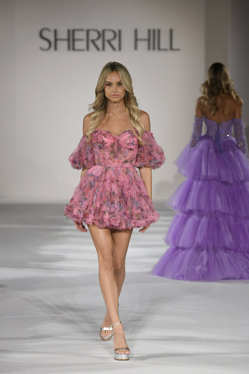 Sherri Hill style 55624 on the Spring 2023 runway
