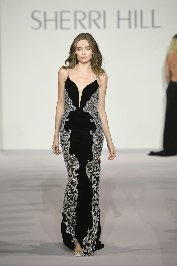 Sherri Hill style 45699, Spring 2024 runway