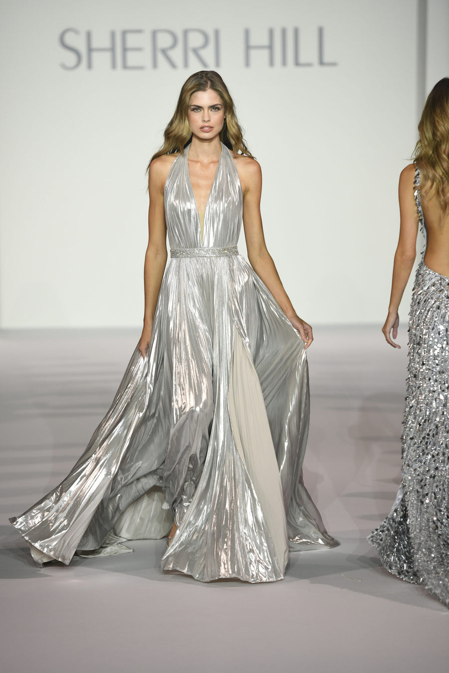 Sherri Hill style 56112 on the Spring 2024 runway