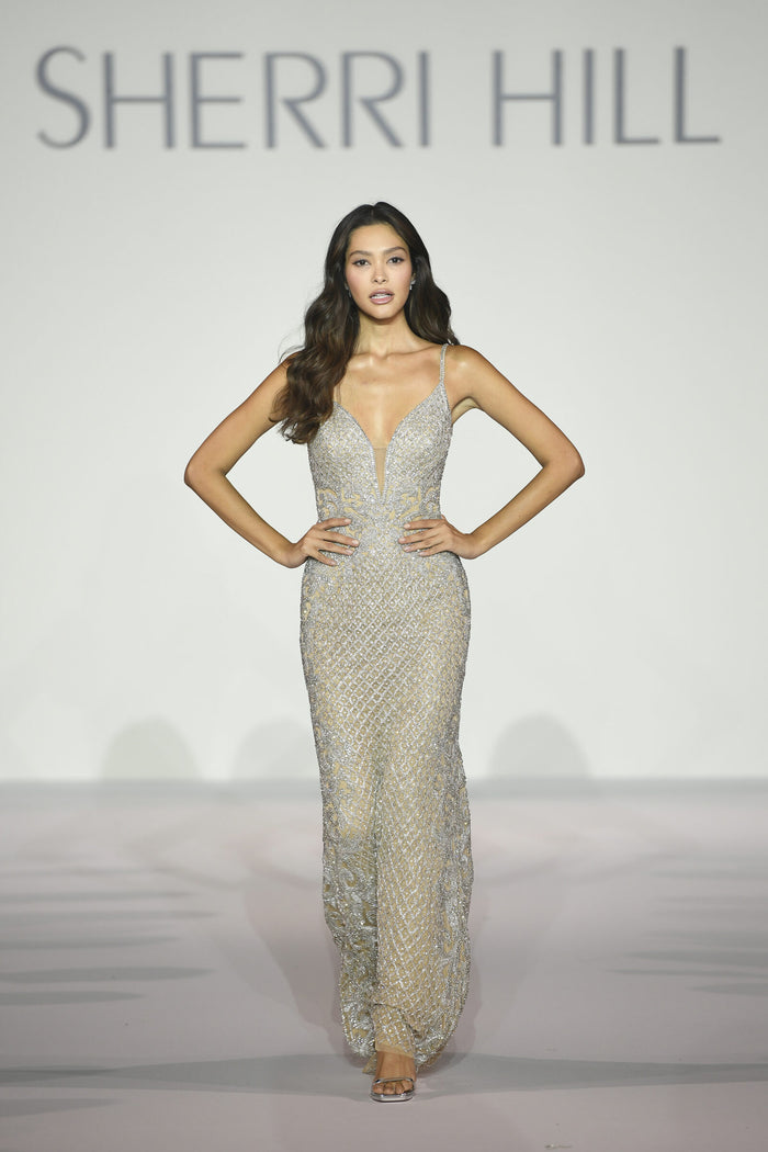 Sherri Hill style 56380, Spring 2024 runway