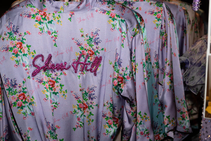 Backstage at the Sherri Hill Spring 2024 show, photo 1 of 6