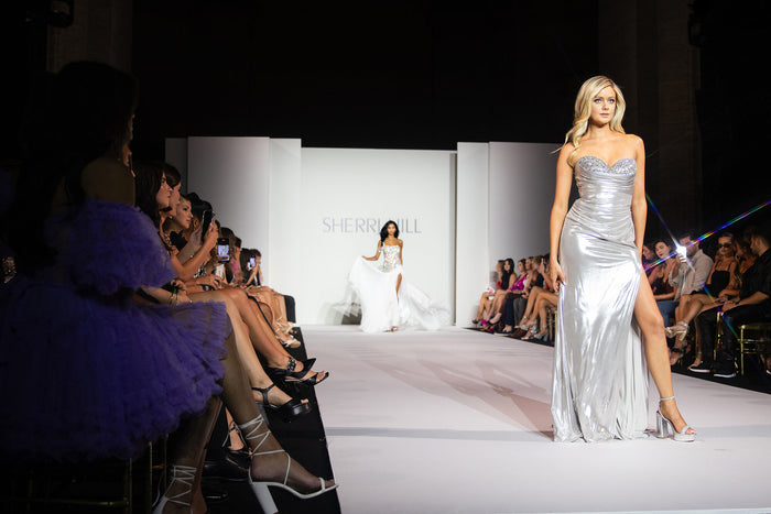The front row at the Sherri Hill Spring 2024 show, photo 2 of 4
