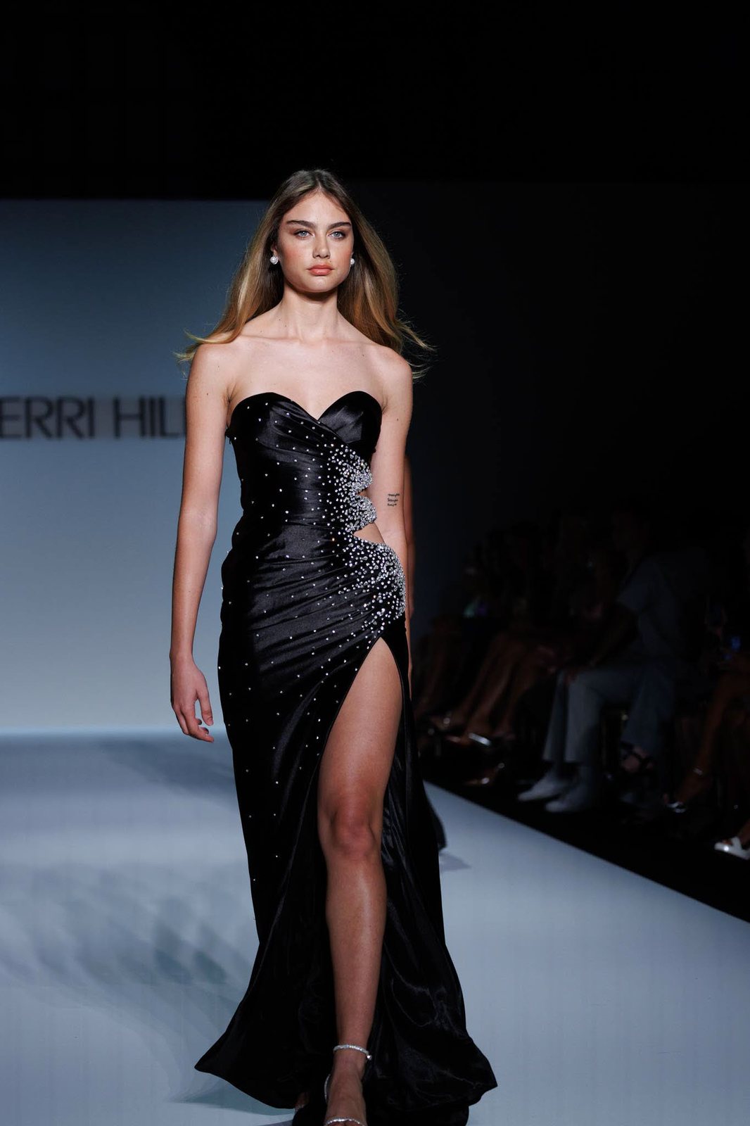 Sherri Hill style 56857 on the Spring 2025 runway at New York Fashion Week