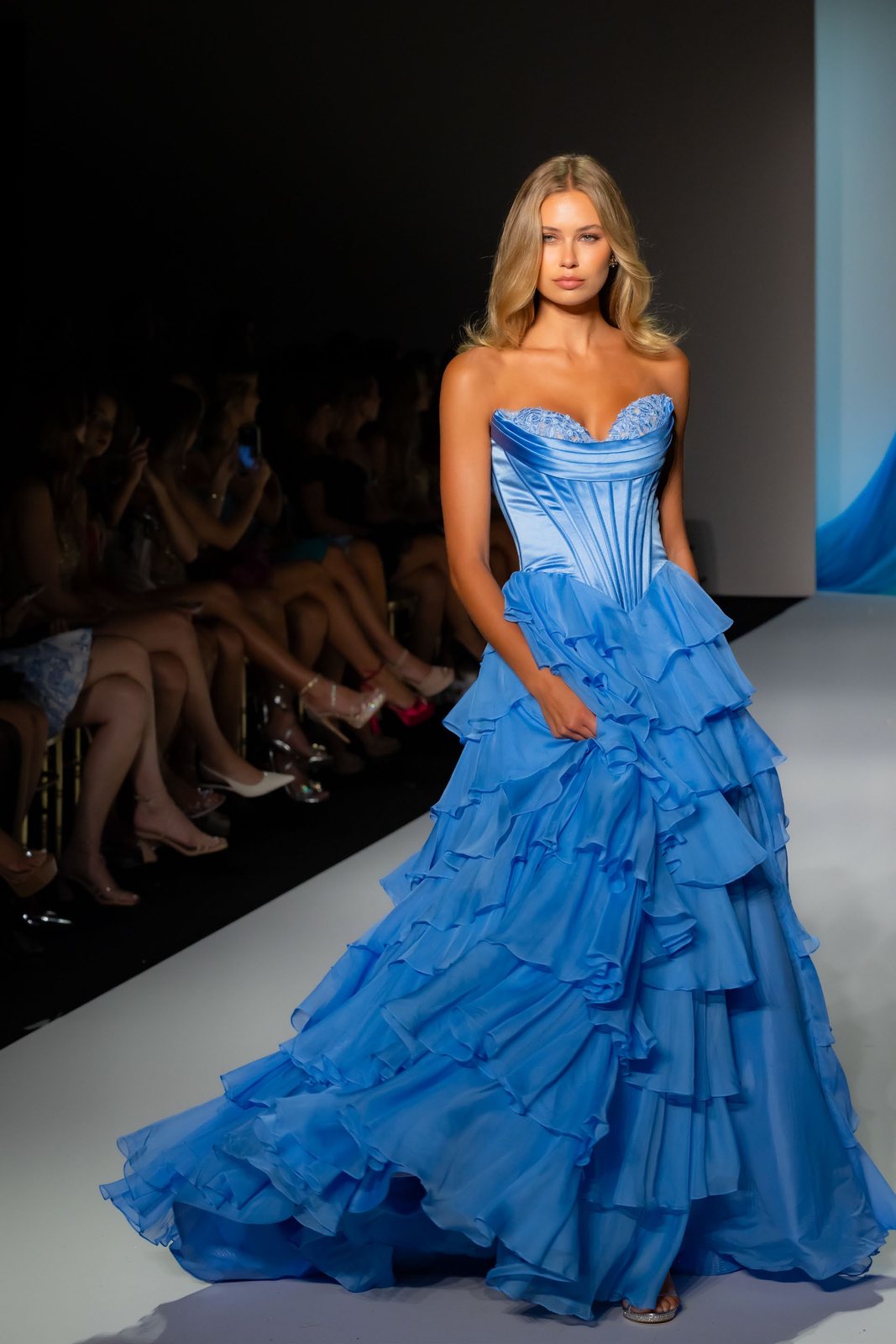 Sherri Hill style 56911 on the Spring 2025 runway at New York Fashion Week