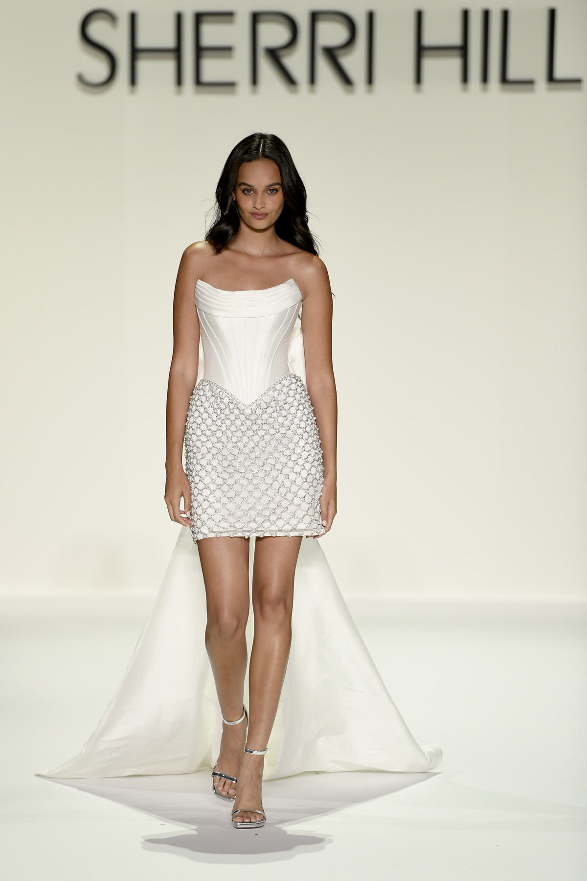 Sherri Hill style 67203 on the Spring 2026 runway at New York Fashion Week