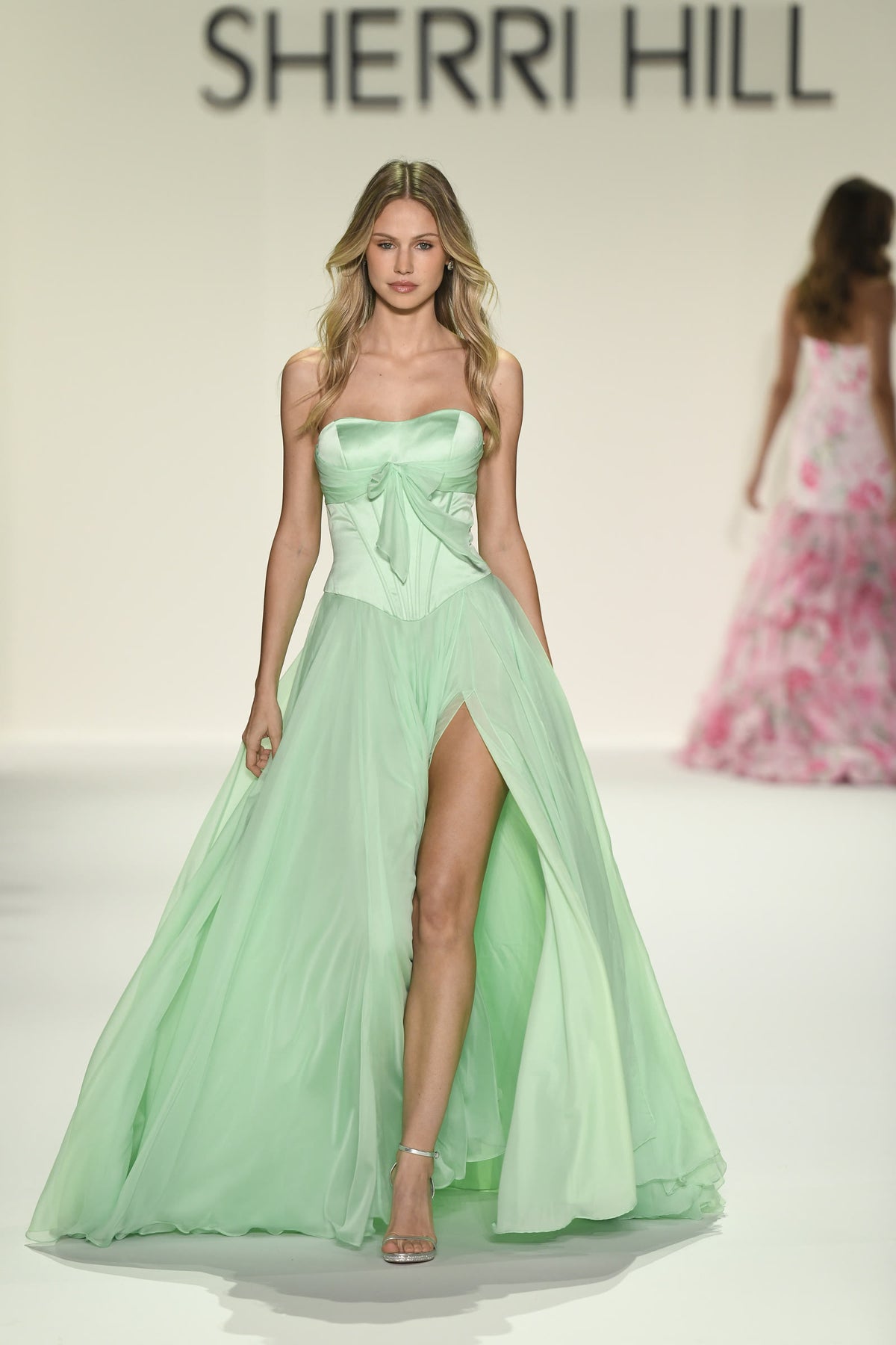 Sherri Hill style 57810 on the Spring 2026 runway at New York Fashion Week
