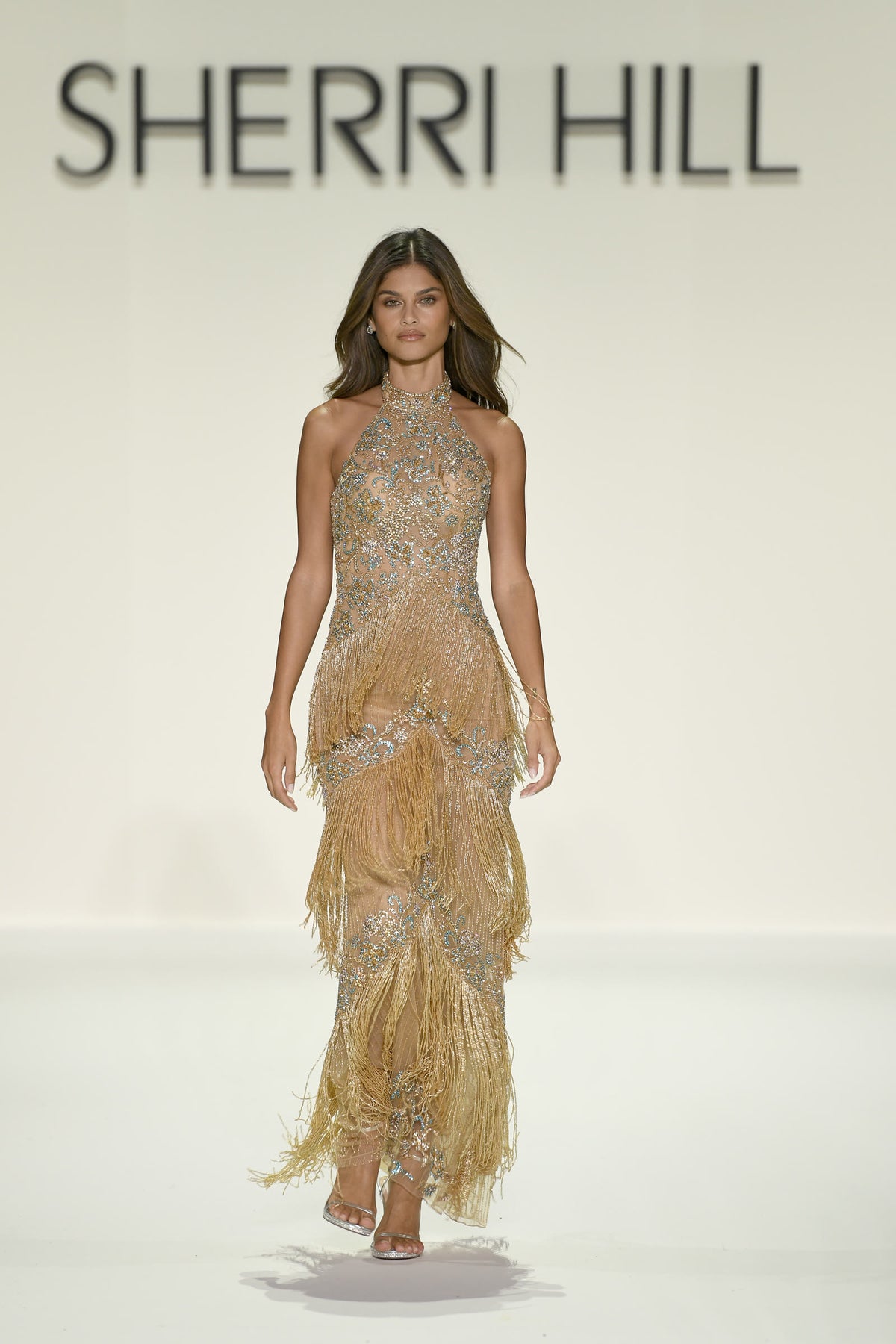 Sherri Hill style 67191 on the Spring 2026 runway at New York Fashion Week