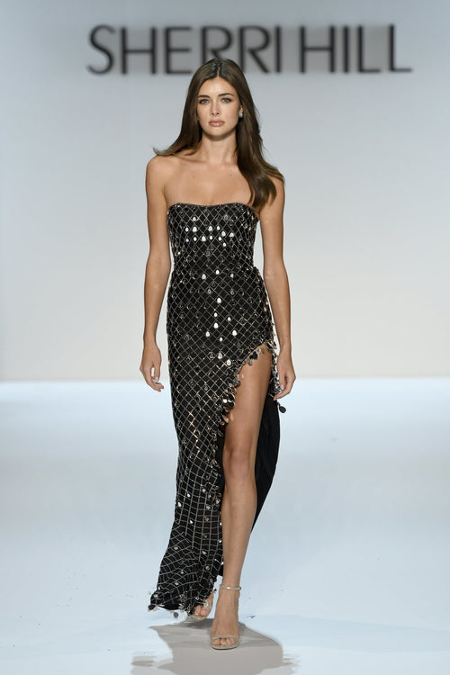 Sherri Hill style 58772 on the Spring 2027 runway