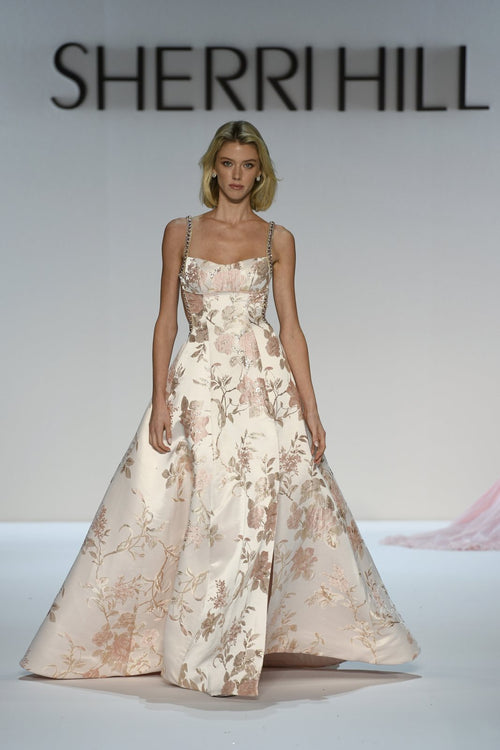Sherri Hill style 58729 on the Spring 2027 runway